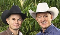 The Amazing Race 18 -- Jet and Cord McCoy, Cowboys, race around the world for a second chance to win one million dollars, on THE AMAZING RACE: UNFINISHED BUISNESS, premiering, Sun, Feb.20 (8:00-9:00 PM, ET/PT) on the CBS Television Network. Photo: Monty Brinton/CBS Â©2010 CBS Broadcasting Inc. All Rights Reserved.